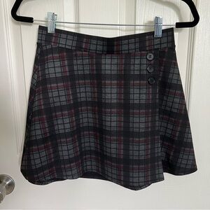 Tilly’s Full Tilt Plaid Wrap Skirt - Size Small